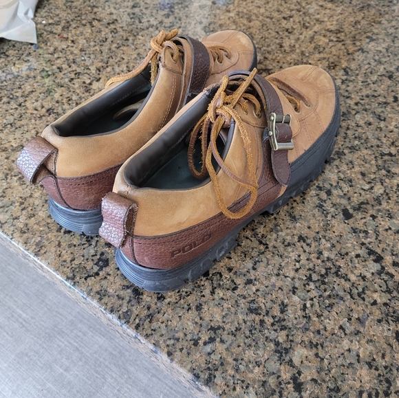 RL POLO LOW  LEATHER shoes - Picture 7 of 8